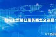 数电发票接口服务商怎么选择？